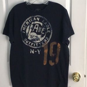 American Eagle Men’s SS Navy Athletic Fit T-Shirt. Size XL